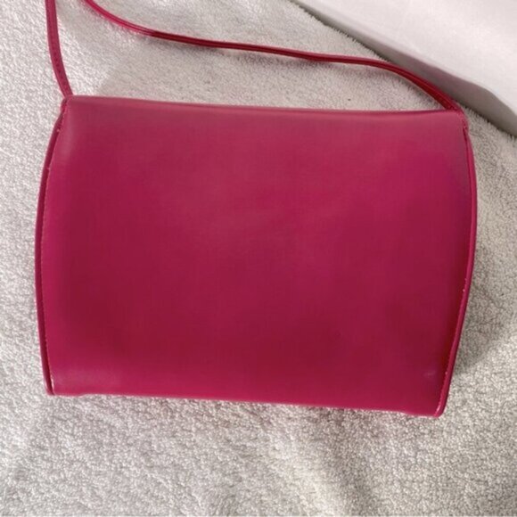Vintage Pink Purse Clutch Cross Body Bag Shoulder Bag Handbag - Picture 4 of 14